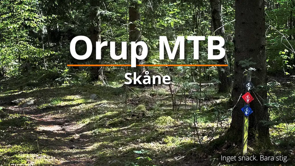 Orup MTB – rötter, sten och skånsk teknisk stigcykling